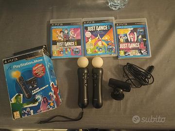 set lotto PlayStation move Just dance PS3 