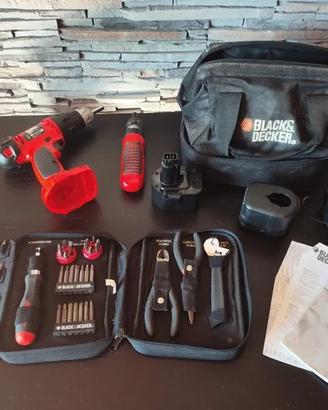 Kit Avvitatore a batteria Black&Decker + set punte