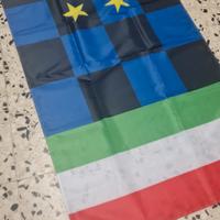 Bandiera Inter con 2 stelle- 100x150