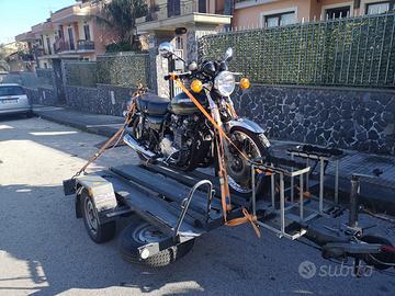 Carrello per trasporto moto