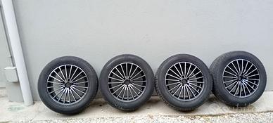 CERCHI IN LEGA DA 18 MAK CON 4 GOMME USATE M+S