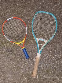 2 racchette tennis bambino