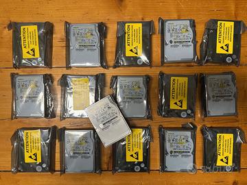 Lotto 16 dischi SAS 2.5" 600GB 10KRPM HGST Hitachi