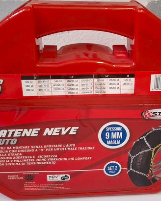 CATENE DA NEVE MAI USATE