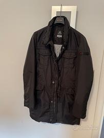 Giacca lunga Peuterey  nero 52 piume doca