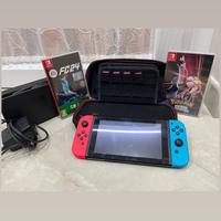 Nintendo switch piu custodia e giochi