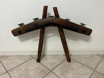 Giogo in legno Appendiabiti