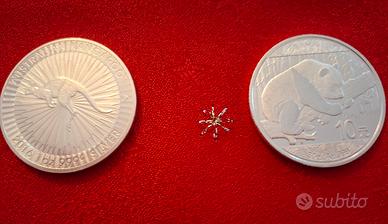 Canguro $ australiano  2016 + Panda 10 yen 2016 