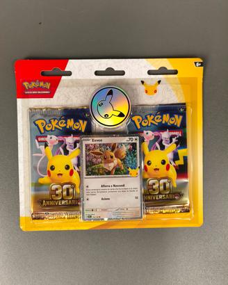 Pokemon TCG blister 30 anniversario eevee