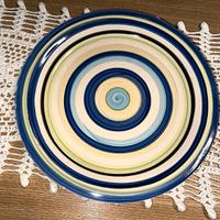 Piatto ceramica decorato