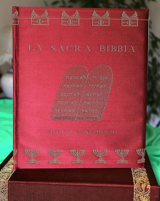 Bibbia- edizione pregiata  2 volumi con cofanetto