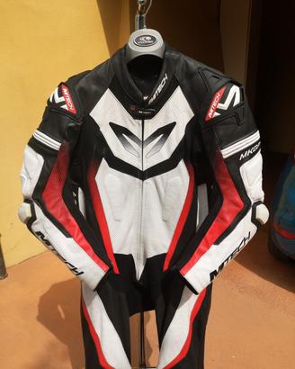 tuta moto 54 mtech intera in pelle 