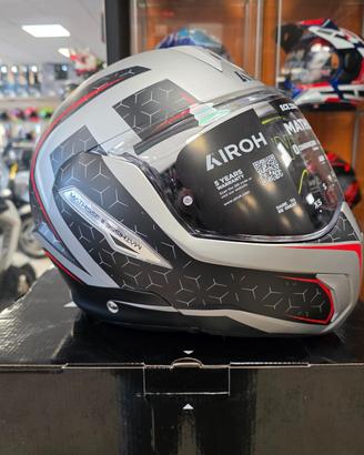 AIROH Casco Modulare Mathisse II - Magnet - Red
