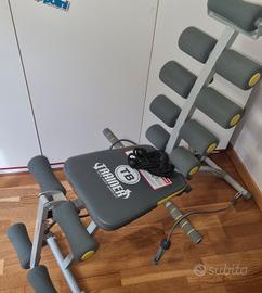 TB total body workout panca per addominali