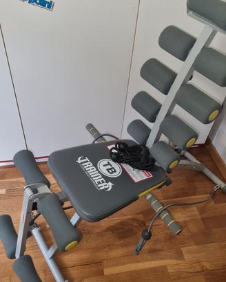 TB total body workout panca per addominali