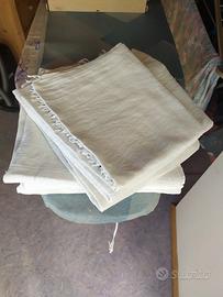 asciugamani in lino vintage