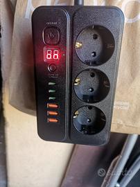 presa ciabatta multipla con attacchi USB vari
