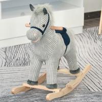HOMCOM Cavallo a Dondolo per Bambini 3-6 Anni