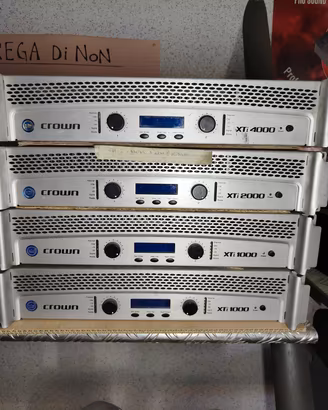 finali di potenza Qsc  Montarbo Crown Proel