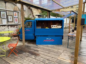 Piaggio Ape - friggitoria/birra spina - viaggiante