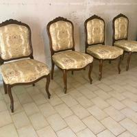 Sedie antiche in stile Luigi XV