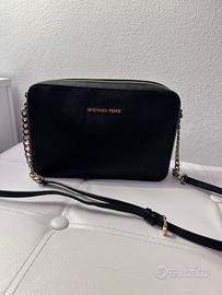 Borsa Michael Kors Jet Set – Pelle saffiano nera