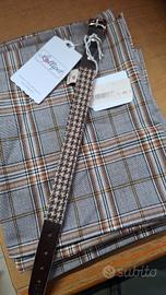 collare vera pelle  conciato al vegetale  in tosca