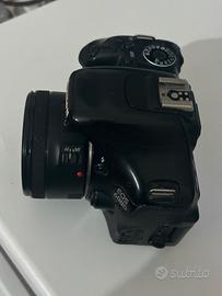 Fotocamera Canon 600d+Lente 50mm 1,8