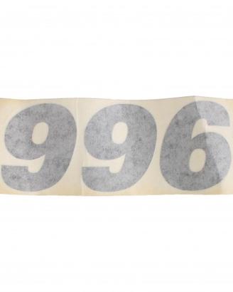 Adesivo scritta 996 125x47 mm Ducati Superbike SS