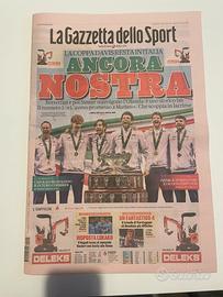 Gazzetta vittoria Coppa Davis 2024