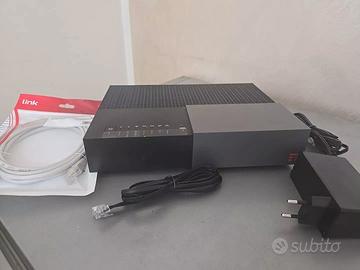 Modem/Router Tim Hub 1000 MEGA Adsl+Fibra+Wi-FI+Ft