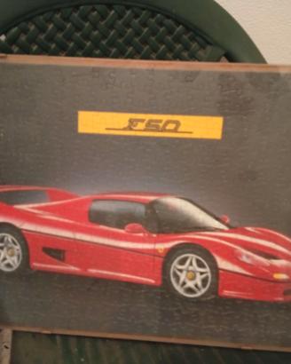 Puzzle Ferrari F50 con vetro protettivo 35x50 cm
