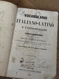 Antichi libri di Latino
