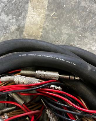 Cavo audio 24 coppie masse separate
