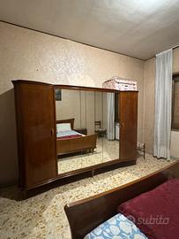 Camera da letto anni 50 noce