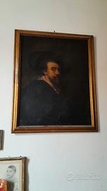 Copia autoritratto Pieter Paul Rubens con cornice