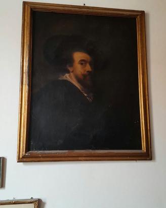 Copia autoritratto Pieter Paul Rubens con cornice
