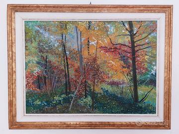 Franco Murer - giochi di sole.. - olio su tela