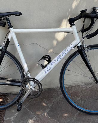 bicicletta da corsa speed alluminio/carbon