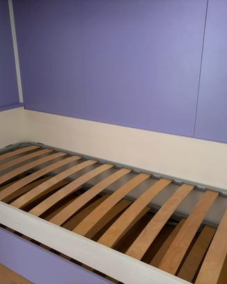 Letto per cameretta con secondo letto estraibile
