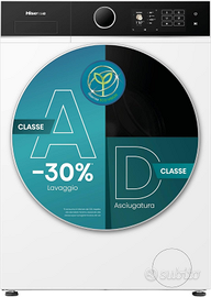 Lavasciuga Hisense 8 Kg Slim nuova mai usata