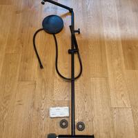 Colonna doccia termostatica nero Nobili Up