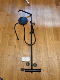 Colonna doccia termostatica nero Nobili Up