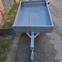 Carrello agricolo in ferro - sponde apribili