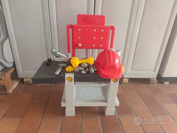 banco d lavoro ecoiffier bambini 
