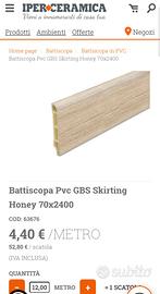 Battiscopa pvc iperceramica