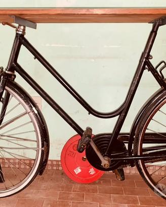 Bicicletta da arredamento industrial