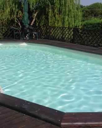 Terreno con Piscina e Roulotte
