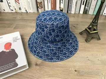 cappello da pescatore in denim dior