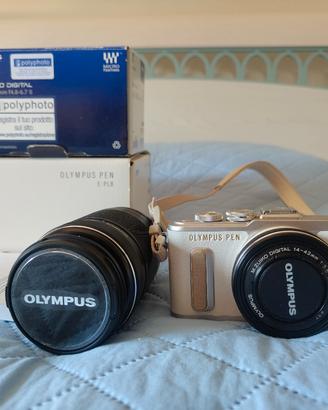 Olympus Pen E-PL 8 bianca + 2 obiettivi